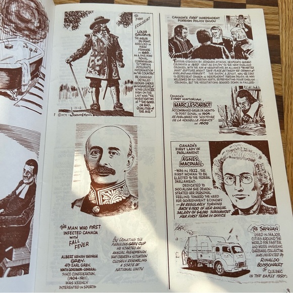Canadian 1st’s - Cute Little Booklet of Canadian History - Great Illustrations! - Picture 12 of 13